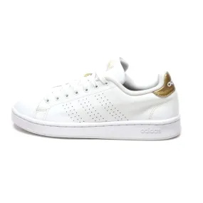 Adidas Advantage Low-Top Sneakers Leather White Colour For Women
