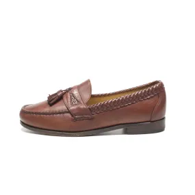 Allen Edmonds Maxfield Tassel Loafers Leather Brown Color For Men