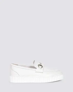 IQUE LOAFERS WHITE LEATHER