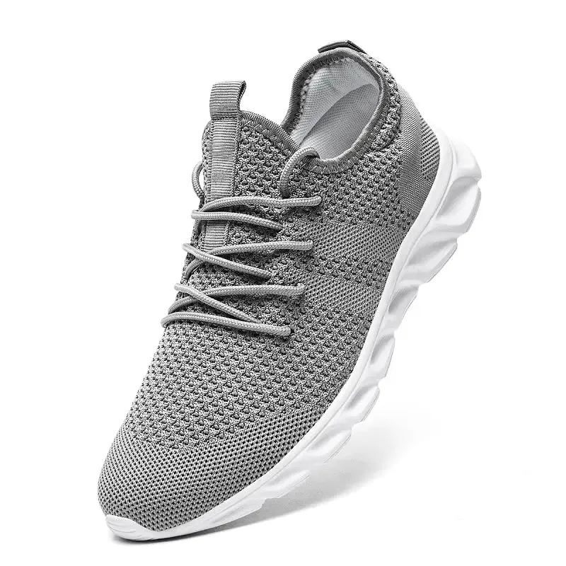 Men Black Breathable Running Shoes