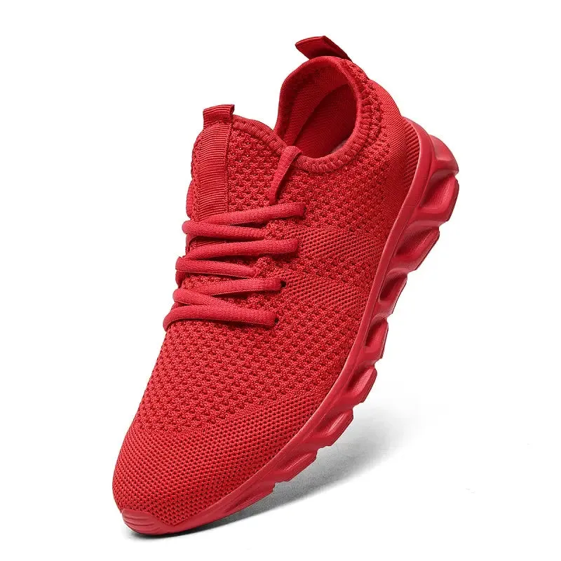 Men Black Breathable Running Shoes