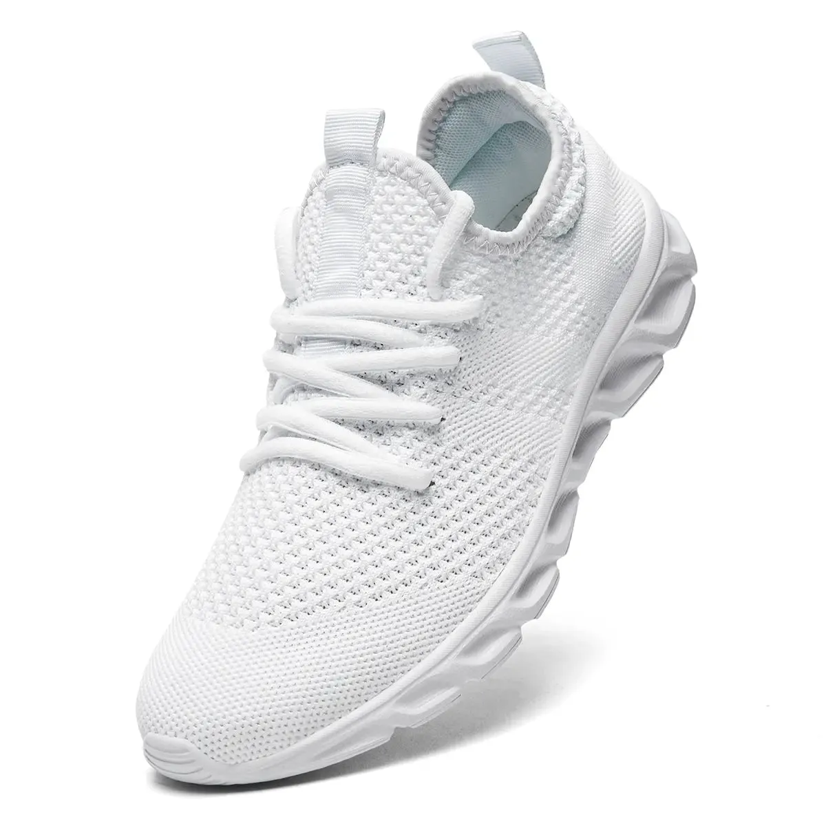Men Black Breathable Running Shoes