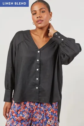 Panorama Blouse - Onyx - ISLE OF MINE